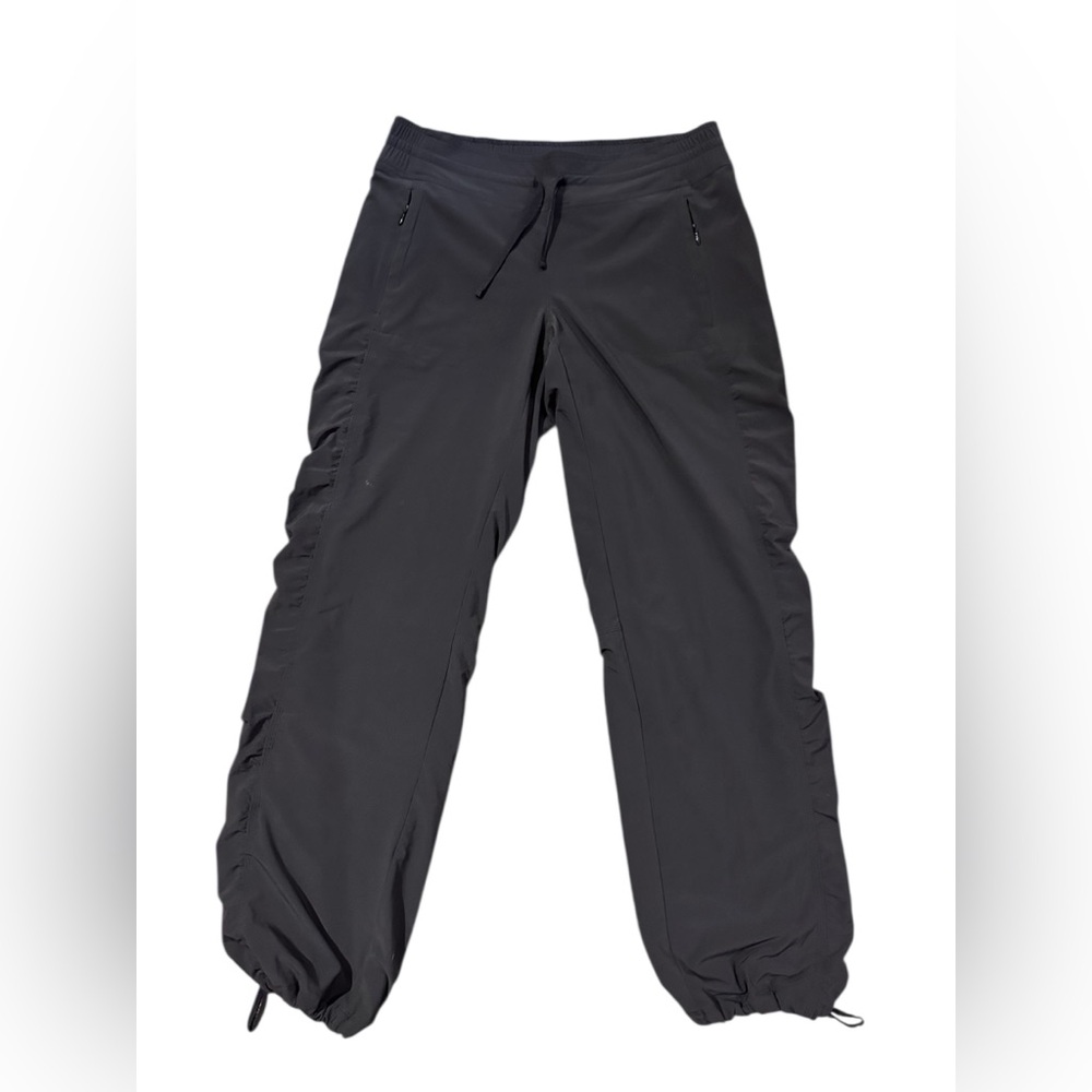 ATHLETA Womens 4 Black Cropped 23" Pull On Stretch Casual Pants